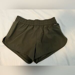Olive Green Athletic Shorts